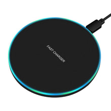 Load image into Gallery viewer, 10W Qi Wireless Charger For Samsung Galaxy S10 S9 S8 Plus Note 9 Xiaomi Mi 9 USB Fast Charging Pad For iPhone X 8 XS Max XR
