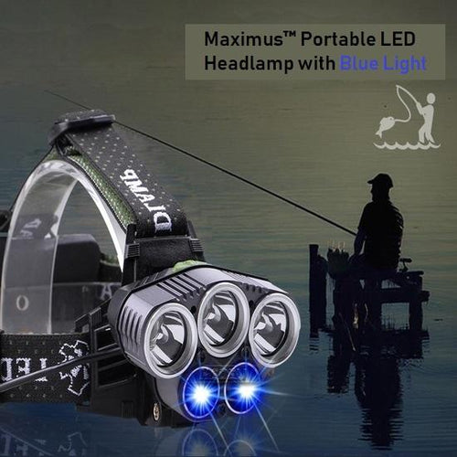 Maximus™ Portable LED Headlamp with Blue Light