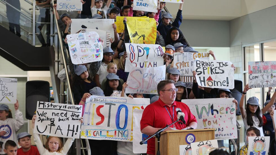 Where is the Golden Spike? Utah kids want it back