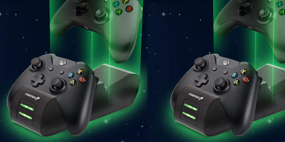 SF Planet (99% positive feedback in the last 12 months) via Amazon is offering the Fosmon Dual Xbox Controller Charger for $11.99 with free shipping for Prime members or in orders over $25