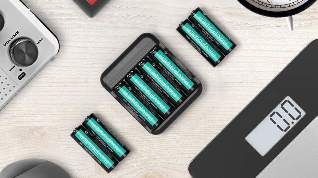 These AA Batteries Recharge Over USB, And You Can Get Eight Of Them For $13