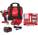 Milwaukee M18 18V 1/4" Cordless Hex Impact Driver Kit + 32-Piece Bit Set for $118 + free shipping