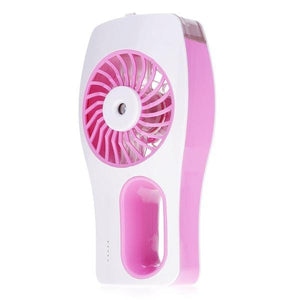 Handheld Rechargeable Humidifier Spray Cooling Mini Fan Air Misty Electric Fan