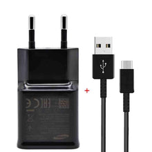 Load image into Gallery viewer, 100% Original Samsung Galaxy S8 S8 plus Fast Charger Type-C Adaptive Quick Charger EU/US/KU note 8 Travel Charging 9V 1.67A&amp;5V2A