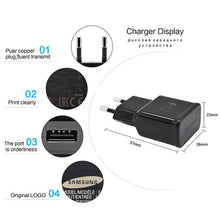 Load image into Gallery viewer, 100% Original Samsung Galaxy S8 S8 plus Fast Charger Type-C Adaptive Quick Charger EU/US/KU note 8 Travel Charging 9V 1.67A&amp;5V2A