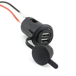 10X  Motorbike Motorcycle Cigarette Lighter Power Plug Socket 12V USB Car Charger