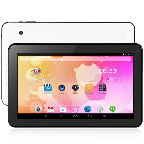 10.1 inch A33 Android 4.4 Tablet PC All Winner A33 Quad Core 1.3GHz WSVGA Screen Cameras 8GB ROM