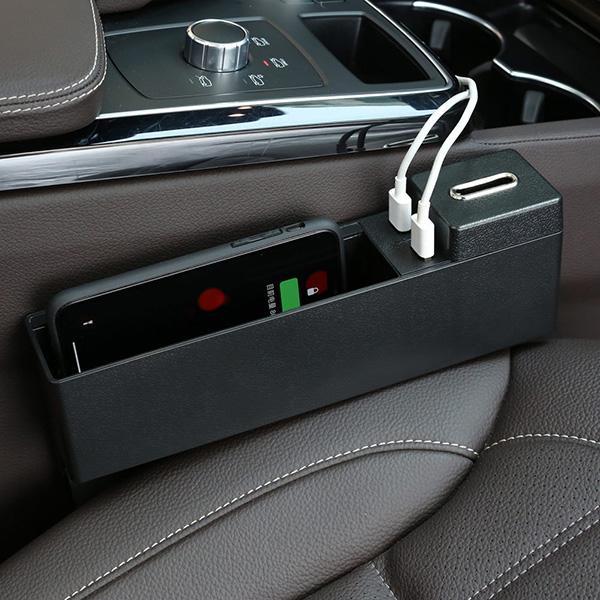 (Last Day Promotion 60% OFF) Car Wireless Charger Seat Side Gap Filler Organizer