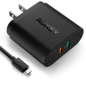 AUKEY PA-T13 Quick Charge 3.0 Dual-port 33W Wall Charger