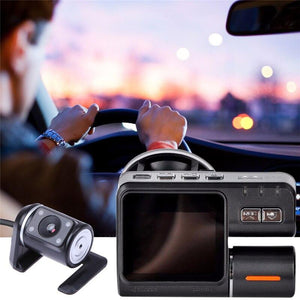 2.0" Car Camera DVR Dual Lens Rearview Mirror Video Recorder FHD 1080P Automobile LCD Dash Cam Auto Motor Dashcam Camcorder