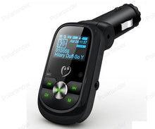 Load image into Gallery viewer, 2016 New Arrival Bluetooth Car Kit 180 Degree FM Transmitter With USB Charger MP3 Player
