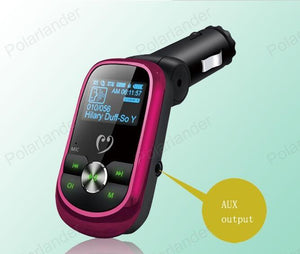 2016 New Arrival Bluetooth Car Kit 180 Degree FM Transmitter With USB Charger MP3 Player