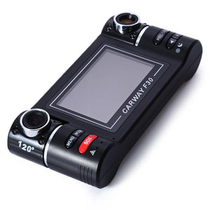 F30 2.7 inch Car DVR Camera Video Driving Recorder HD Dual Lens Dashboard Vehicle Camcorder