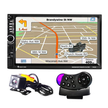 Load image into Gallery viewer, 7020G 7 inch Car Audio Stereo MP5 Player Remote Control Rearview Camera GPS Navigation Function