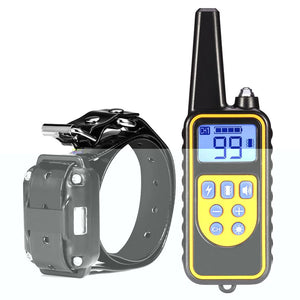 800m Waterproof Rechargeable Remote Control Dog Electric Training Collar
