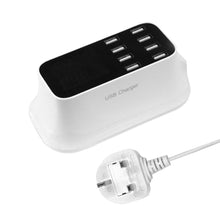 Load image into Gallery viewer, 8-port 40W USB Fast Charging Station UK Power Adapter