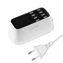 Load image into Gallery viewer, 40W 8-port USB Fast Charging Station EU Power Adapter