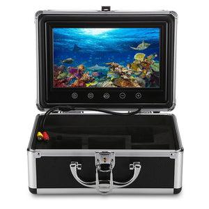9 inch Monitor 15M 1000TVL Fish Finder Underwater Fishing Camera 30pcs LEDs