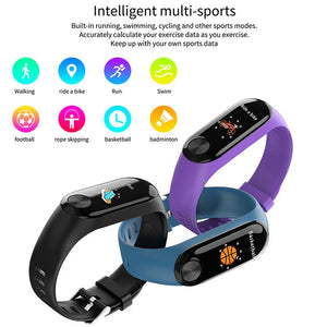 2019 Bluetooth Sport Smart Watch Men Women Digital Watch Waterproof Activity Fitness Tracker Watches Blood Pressure Android ios