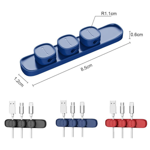 Hirundo Magnetic Cable Clip Organizer
