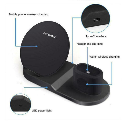 Homiepie™ 3 in 1 Wireless Charging Station