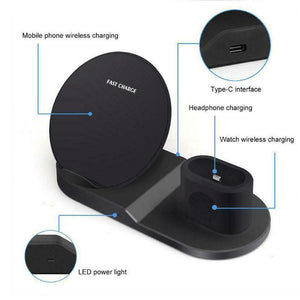 Homiepie™ 3 in 1 Wireless Charging Station