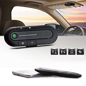 3 Clolors V3.0 + EDR Bluetooth Wireless Speaker Phone Slim Hands Free In Car Kit Visor Car Charger With Mic Car Styling