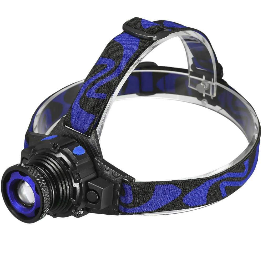 36000LM Zoomable Headlamp T6 LED Headlight Lamp Flashlight+Charger+18650battery 692753834270