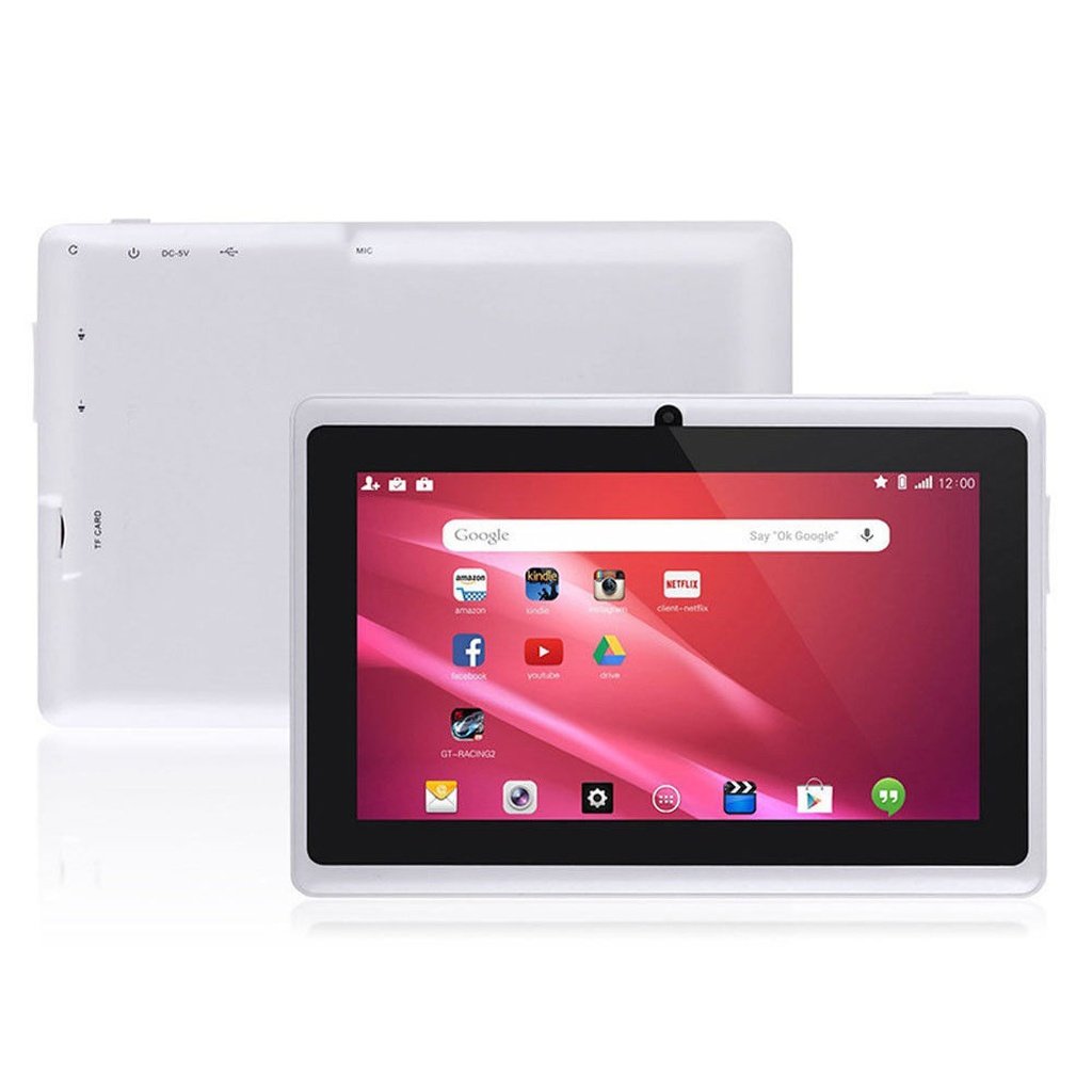 7 Inch TFT Android 4.4 Quad Core Tablet PC 1GB+16GB Dual Camera Wifi Bluetooth Game Pad