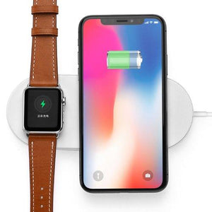 Wireless Charger Portable Charger Birthday Gifts For Men By LUD | Fast Charging Station Certified Safe Phone Bluetooth Watch Charger