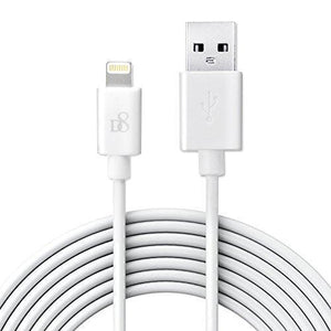 (2 Pack) Lightning Cable for iPhone X/8/8 Plus/7/7 Plus/6s/6s Plus/6/6 Plus/SE, iPad Pro/Air/Mini [Apple MFI Certified] 3.3ft/1M Durable 8-pin Lightning to USB Data Sync/Charger Cable Cord – White