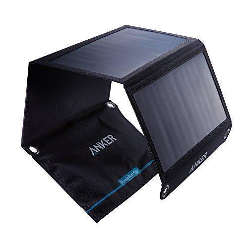 Anker 21W Dual USB Solar Charger, PowerPort Solar for iPhone 7 / 6s / Plus, iPad Pro / Air 2 / mini, Galaxy S7 / S6 / Edge / Plus, Note 5 / 4, LG, Nexus, HTC and More