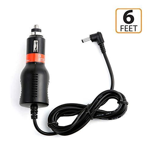 (Guy-Tech) Car Power Adapter Charger For Icom Id-51 Id-51A Plus 2 Id-51E Transceiver Radio, 6 Feet, Led Light