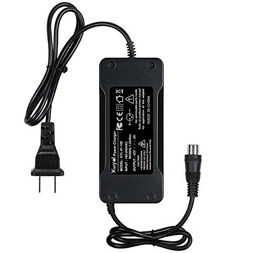 42V 2A Electric Scooter Power Adapter Charger &Amp; Cable For 36V Lithium Battery Pack, Three Wheel Bicycle E-Bike Tricycle Power Supply With Rca Connector