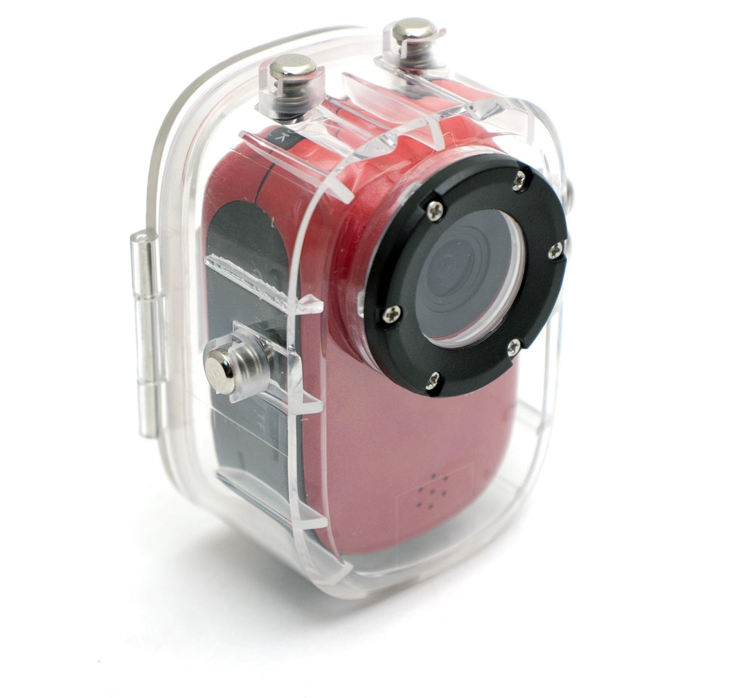 EXTREME SPORT CAMERA WITH WATER RESISTANT CASE
