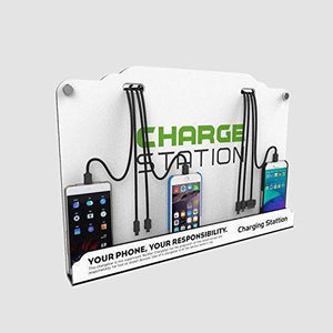 Great new universal charging station wall mount table top universal cell phone charging station for family business public community