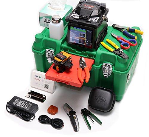 Core to core Fusion Splicer KomShine GX36 fiber splicing machine w/Cleaver+QX50-MS2 850/1300/1310/1550nmOTDR+Power Meter+Light Source+VFL(with QX50-MS2 850/1300/1310/1550nm,21/19/30/28)
