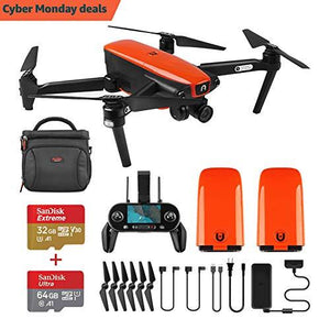 Autel Robotics EVO Foldable Drone Camera 60FPS 1080P 4K Camera Live Video with Wide-Angle Lens 30 Minutes Flying Time and Three-Way Obstacle Avoidance Mini Quadcopter(Extra 1 Battery)