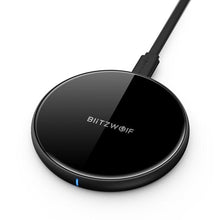 Load image into Gallery viewer, BlitzWolf BW-FWC4 5W 7.5W 10W Fast Wireless Charger Charging Pad+BW-S5 QC3.0 18W USB Charger