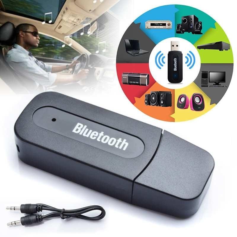 Black Quality USB Wireless Bluetooth 3.5mm Aux Audio Stereo Car Music Receiver Adapter