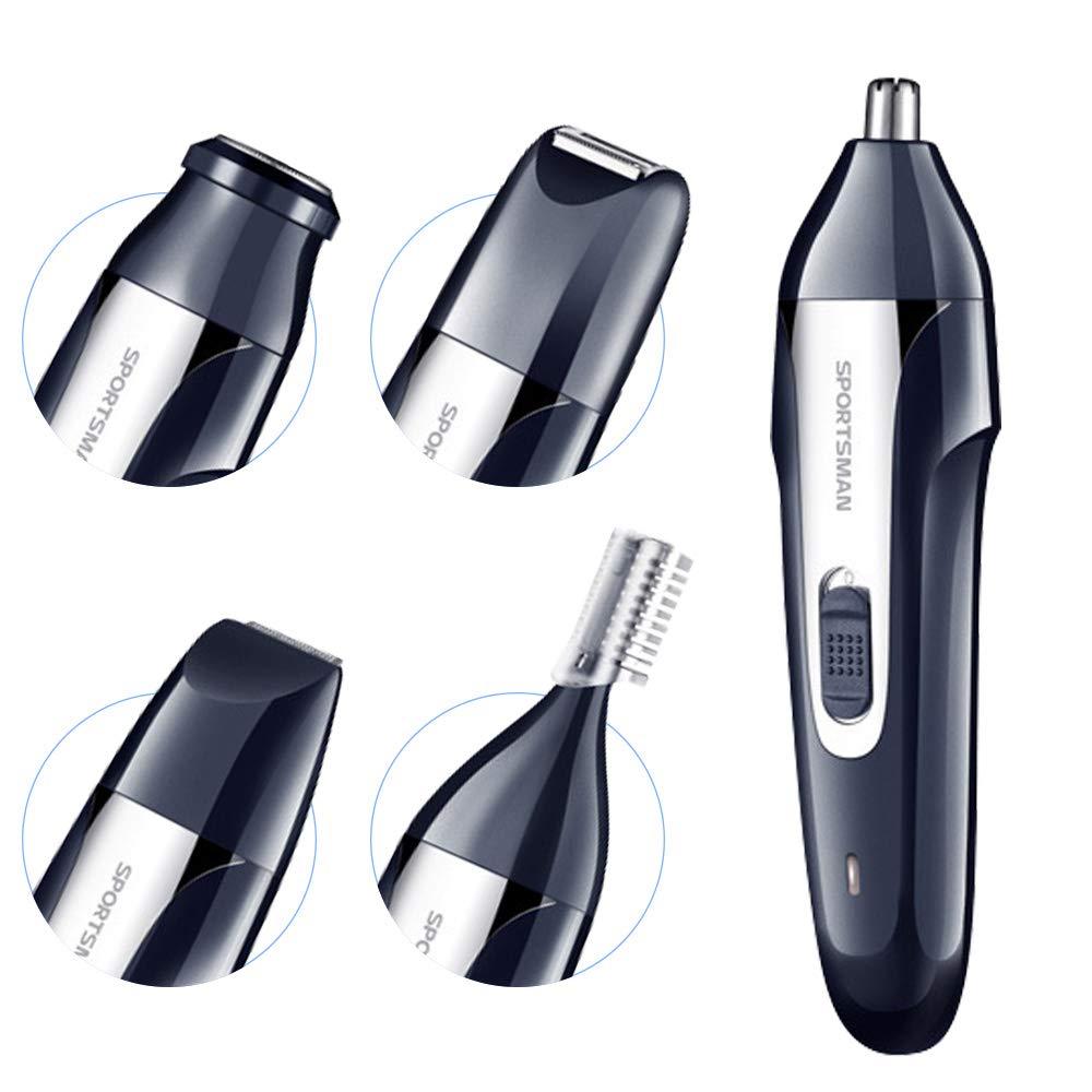 2019 Professional Nose Hair Trimmer For Men Women,Rechargeable Ear And Nose Hair Trimmer Ipx7 Waterproof, Double-Edge Stainless Steel Bladesmute Motor,For Nose, Ears And Eyebrows