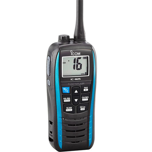 ICOM M25 Floating VHF - 5W - Marine Blue [M25 51]