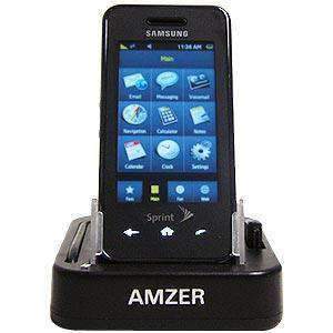 AMZER Desktop Cradle with Extra Battery Charging Slot for Samsung Instinct