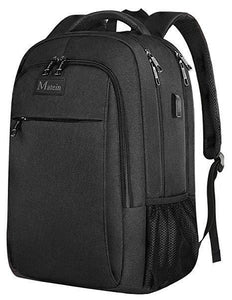 Business Travel Backpack, Matein Laptop Backpack with USB Charging Port for Men Womens Boys Girls, Anti-Theft Water Resistant College School Bookbag Computer Backpack Fits 15.6 Inch Laptop &amp; Notebook