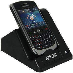 AMZER Desktop Cradle with Extra Battery Charging Slot for BlackBerry Curve 8900
