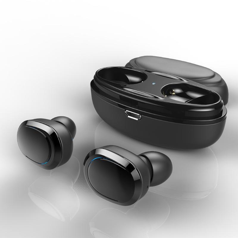 Bluetooth Sweatproof  Sport Earbuds with Mic and Charging Case for iPhone Android