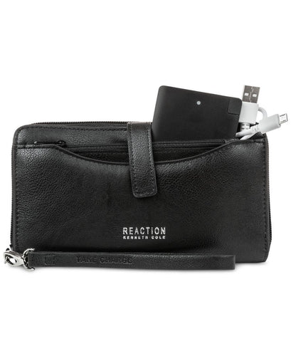 Kenneth Cole Reaction Right Angles Tab Tech Wristlet with Charger