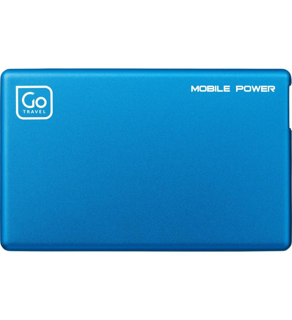 GO Travel Accessories - 2300mAH Slim Power Bank - Blue/Red