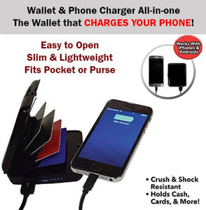 Atomic Charge Wallet Card Power Bank Phone Handphone Android iPhone iOS Samsung