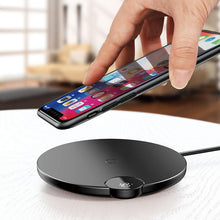Load image into Gallery viewer, Baseus LED Qi Wireless Charger For iPhone Xs Max X 8 10W Fast Wirless Wireless Charging Pad For Samsung S10 S9 Xiaomi MI 9 MIX 3